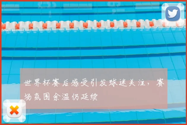世界杯赛后感受引发球迷关注，赛场氛围余温仍延续